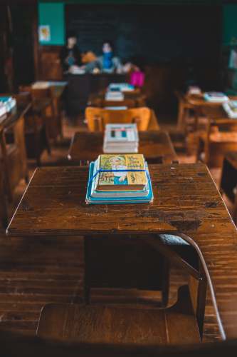 classroom white ipad on brown wooden table class