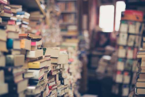 book assorted books in shallow focus photography blog