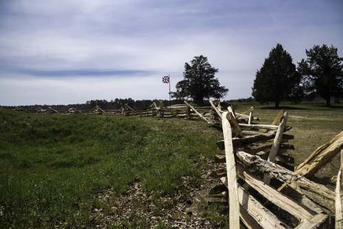 Barricades in front of the British Position at Yorktown 