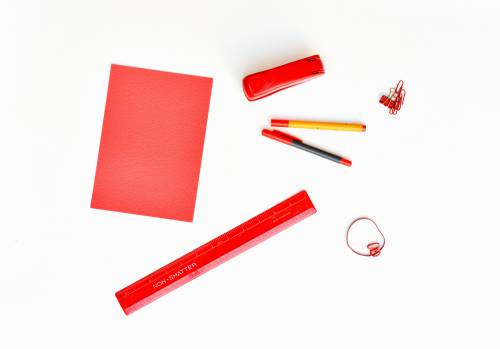   desk  work  line  red  ruler  paper  product 