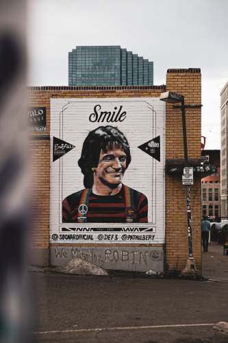advertisement Smile wall art poster