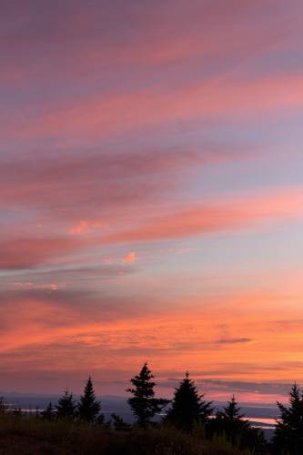 Vibrant Sunset Clouds  - NegativeSpace