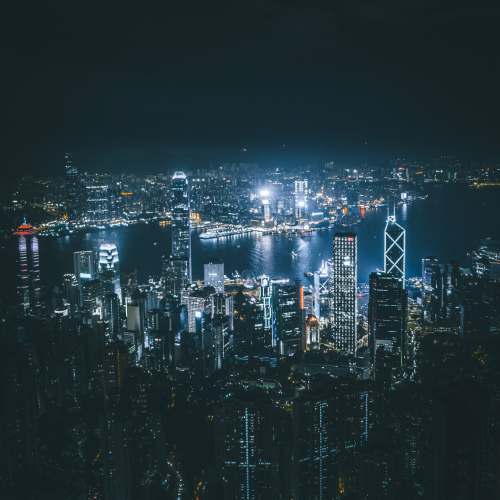  city buildings during nighttime 