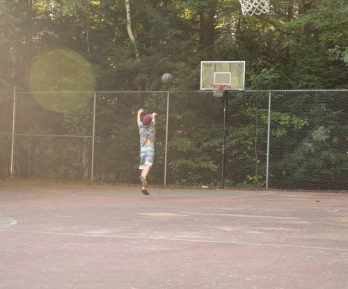 Basketball Game Outdoors  - NegativeSpace