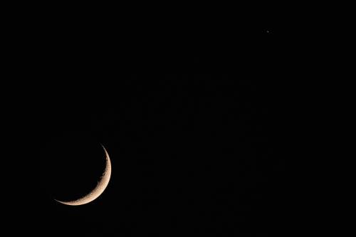 Moon Night Sky Royalty Free Photo