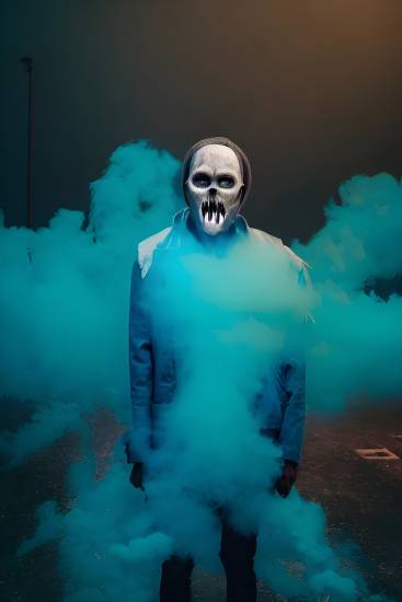 fear one person horror spooky adult men halloween