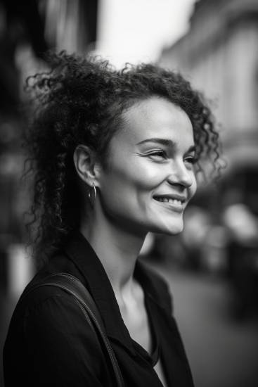 smiling adult young adult one person women outdoors lifestyles